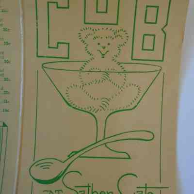 Menu CUB at Sather Gate