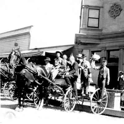 Sill's Grocery delivery wagon