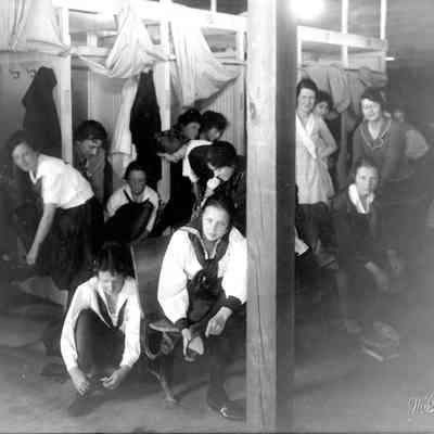 Girls in the locker room