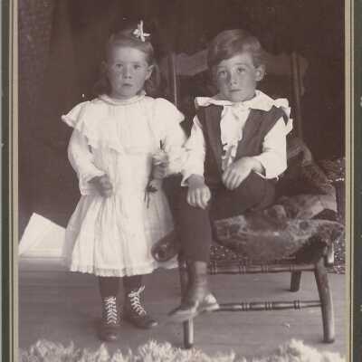 Nellie Shore and older brother