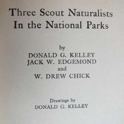 Three Scount Naturalists in the National Parks