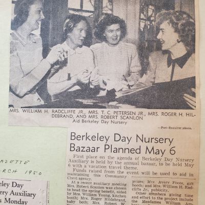 Berkeley Day Nursery scrapbook.