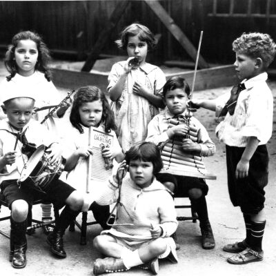 School children orchestra
