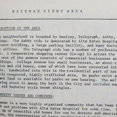 Master plan revision program, November 1974