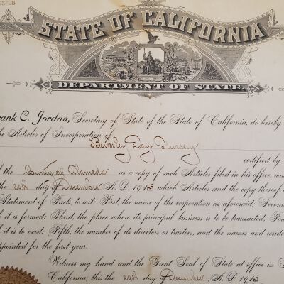 I, Frank C. Jordan, secretary of state....