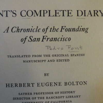 Font's complete diary