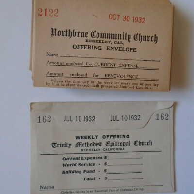 Church Offering Envelopes