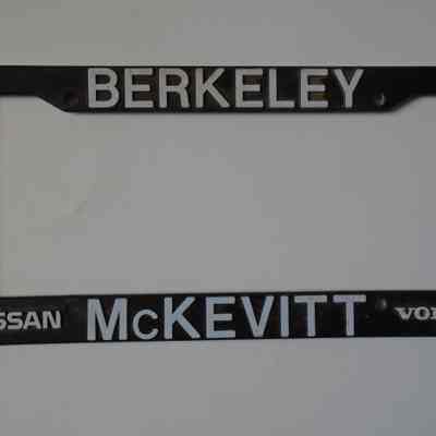 License Plate Holder
