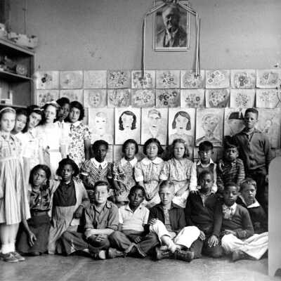 Longfellow School class photograph