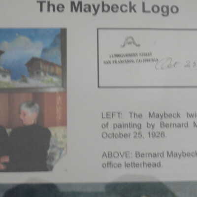Bernard Maybeck logo