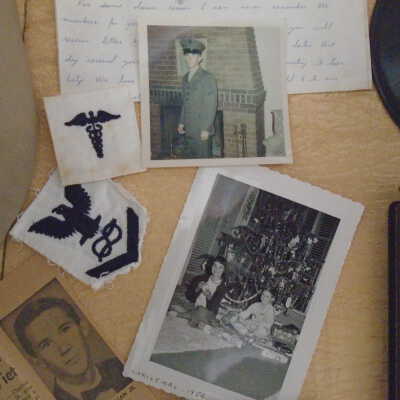 Snapshot seen through glass display case
