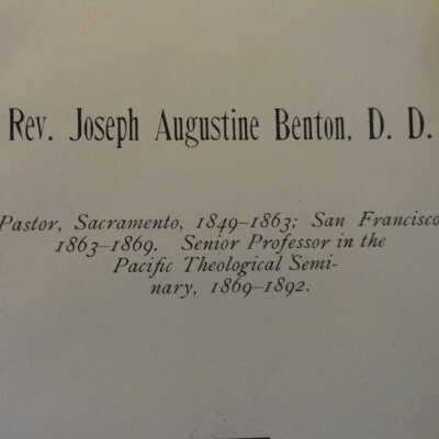 Rev. Joseph A. Benton, D.D.