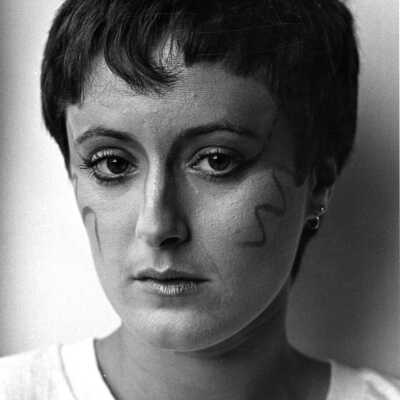 Face with makeup