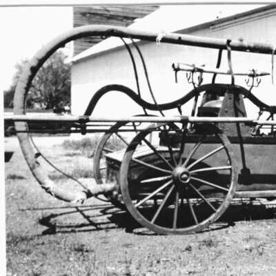 Early fire pump wagon