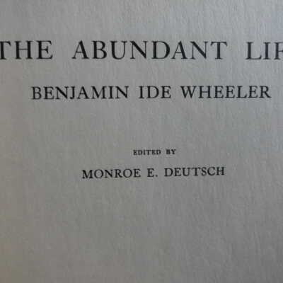 The Abundant Life