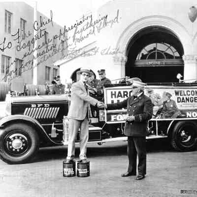 Publicity Stunt for Fire Department