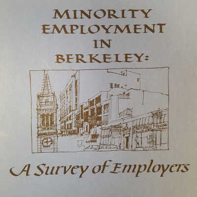 Minority employment in Berkeley