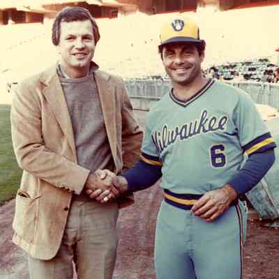 Tom Bates & Baseball Player