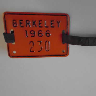 Bicycle License Plate