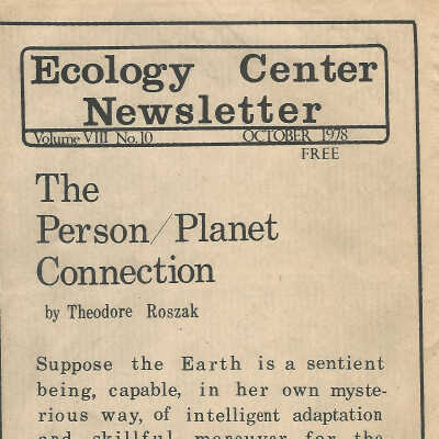 Ecology Center newsletter