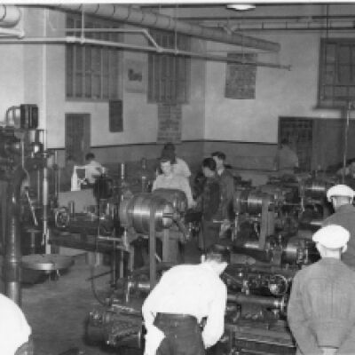 World War II machine shop