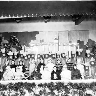 Costumed Students at Washington School