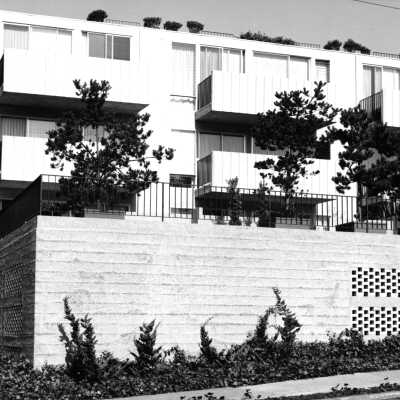 Apartment building at Hearst Avenue and Spruce Street