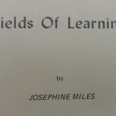 Fields of Learning