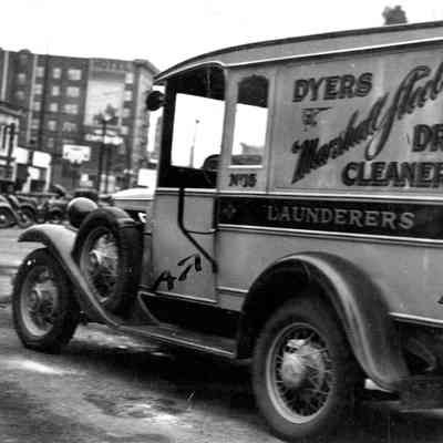 A Dyers Dry Cleaners Delivery Van