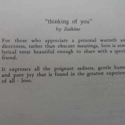 Thinking of You