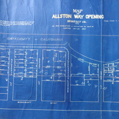 Berkeley streets openings, 1906; records of commissioners of Street Department