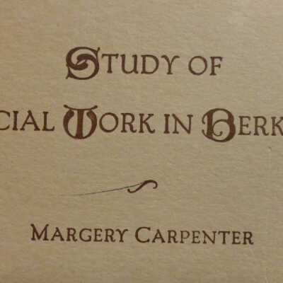 Study of Social Work in Berkeley With Special Reference to Volume and Costs for 1925