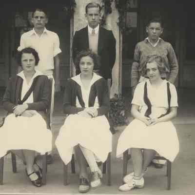 Officers of the student council, Willard School