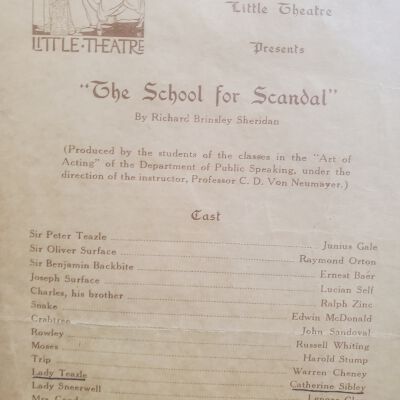Scrapbook documenting the theatrical career of Catherine Sibley, 1926-1931