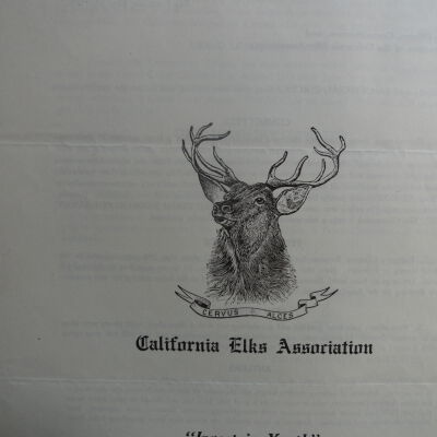 Material on Louis B. Browne's activities in the Benevolent and Protective Order of Elks, ca. 1927-1950