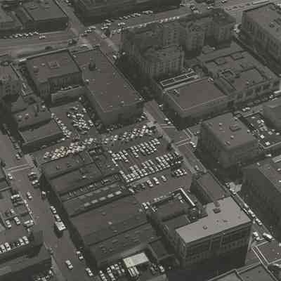 Downtown rooftops.