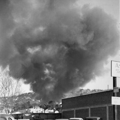 Berryman Reservoir fire
