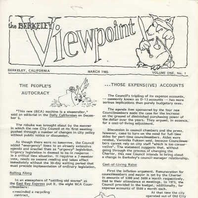 The Berkeley Viewpoint
