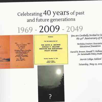 Fifty Years, Berkeley Creators Association