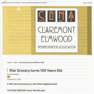 Star Grocery 100th anniversary