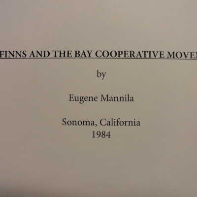 The Finns and the bay cooperative movement
