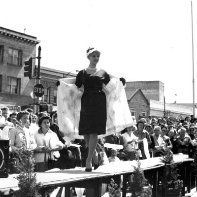 Fashion show on Shattuck Avenue