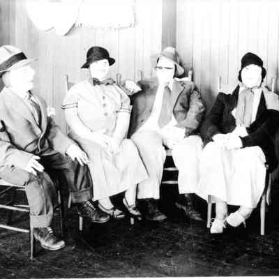 Dummies dressed in costume