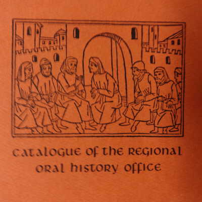Catalogue of the Regional Oral History Office, 1954-1979