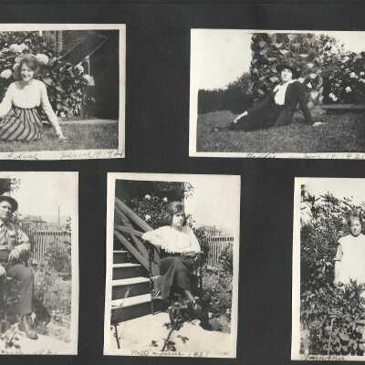 Page showing Mr & Mrs Shore and Nellie