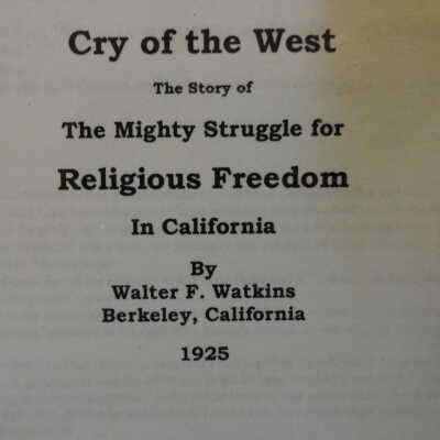 CRY OF THE WEST