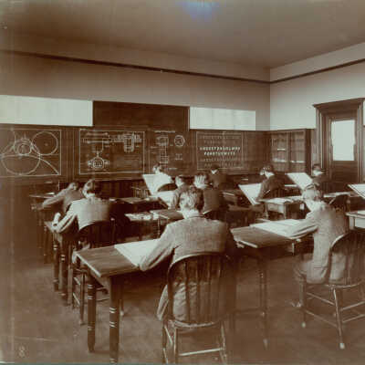 Berkeley High School - Mechanical Drawing Room