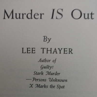 Murder is Out