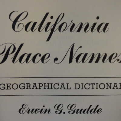 California Place Names