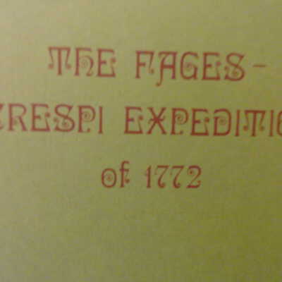 Fages-Crespi Expedition of 1772